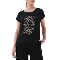 Γυναικείο T-shirt Μαύρο S.Oliver 2164088-99D0