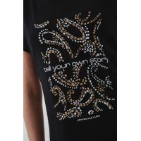 Γυναικείο T-shirt Μαύρο S.Oliver 2164088-99D0