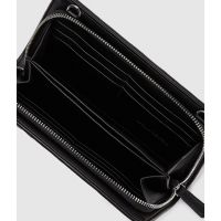 Γυναικείο K/Weave Πορτοφόλι Μαύρο Karl Lagerfeld A3W32038-1AV BLACK NICKEL