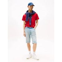 Ανδρικό T-shirt Κόκκινο Tommy Jeans DM0DM21940-XLE