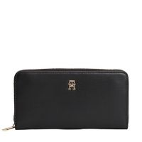 Γυναικείο TH Monogram Πορτοφόλι Μαύρο Tommy Hilfiger AW0AW17744-BDS