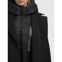 Γυναικεία Elena Καπαρντίνα Μαύρη Khujo KJ267CO253-BLACK