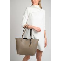 Γυναικεία Τσάντα Μαύρη Ralph Lauren 431795329001-BLK/TAUPE