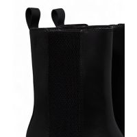 Γυναικείες Δερμάτινες Chelsea Μπότες Μαύρες Calvin Klein YW0YW01547-0GJ