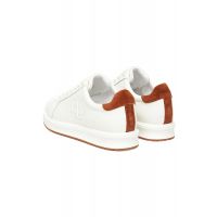 Γυναικεία Δερμάτινα Ainsley Sneakers Λευκά Ralph Lauren 802979188001-WHITE