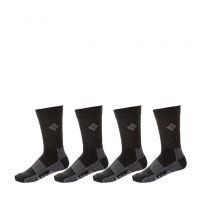 Unisex Κάλτσες 4 Τεμαχίων Μαύρες Columbia C1179B-BLACK