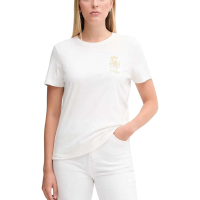 Γυναικείο TH Crest T-shirt Λευκό Tommy Hilfiger WW0WW46153-YBL