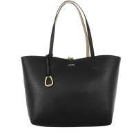 Γυναικεία Τσάντα Μαύρη Ralph Lauren 431795329001-BLK/TAUPE