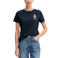 Γυναικείο TH Crest T-shirt Navy Μπλε Tommy Hilfiger WW0WW46153-C1G