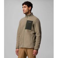 Ανδρική Jasper Ridge Pebbled Fleece Ζακέτα Λαδί Columbia 2142421-397