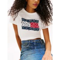 Γυναικείο T-shirt Λευκό Tommy Jeans DW0DW20897-YBL