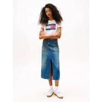 Γυναικείο T-shirt Λευκό Tommy Jeans DW0DW20897-YBL