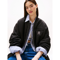 Γυναικείο Bomber Μπουφάν Μαύρο Tommy Jeans DW0DW21629-BDS