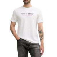 Ανδρικό T-shirt Λευκό Tommy Hilfiger MW0MW40324-YBR