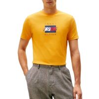 Ανδρικό T-shirt Κίτρινο Tommy Hilfiger MW0MW41338-ZF4