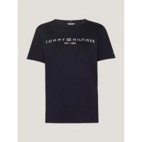 Γυναικείο Signature Logo T-shirt Μαύρο Tommy Hilfiger WW0WW40276-BDS