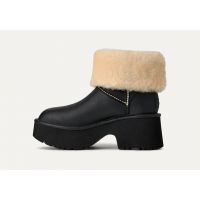 Γυναικείες Δερμάτινες New Heights Classic Esmee Μπότες Μαύρες UGG 1172590-BLK