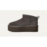 Γυναικεία Classic Ultra Mini Platform Μποτάκια Γκρι UGG 1135092-CHRC