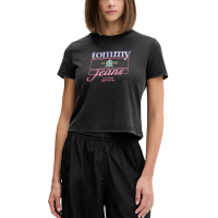 Γυναικείο T-shirt Μαύρο Tommy Jeans DW0DW21533-BDS