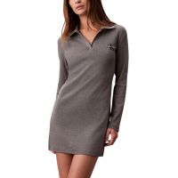 Γυναικείο Polo Φόρεμα Γκρι Calvin Klein LV047D214G-P7E