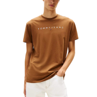 Ανδρικό T-shirt Καφέ Tommy Jeans DM0DM20744-0HD