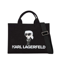 Γυναικεία Ikon Karl Square Tote Τσάντα Μαύρη Karl Lagerfeld A2W50047-999 BLACK