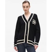 Γυναικεία Soutache Autograph Ζακέτα Μαύρη Karl Lagerfeld A4W18052-999 BLACK