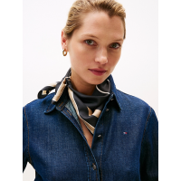 Γυναικείο TH Heritage Φουλάρι Μαύρο Tommy Hilfiger AW0AW17967-BDS