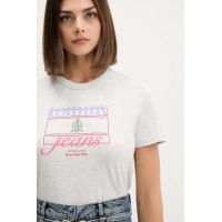 Γυναικείο T-shirt Γκρι Tommy Jeans DW0DW21533-P09