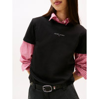 Γυναικείο T-shirt Μαύρο Tommy Jeans DW0DW21964-BDS