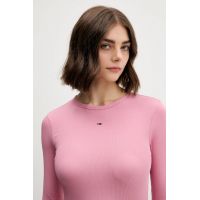 Γυναικεία Μακρυμάνικη Μπλούζα Ροζ Tommy Jeans DW0DW17387-THC