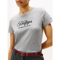Γυναικείο T-shirt Γκρι Tommy Hilfiger WW0WW46120-P61