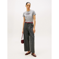 Γυναικείο T-shirt Γκρι Tommy Hilfiger WW0WW46120-P61