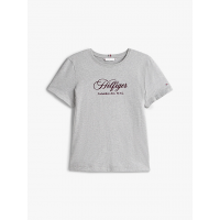 Γυναικείο T-shirt Γκρι Tommy Hilfiger WW0WW46120-P61