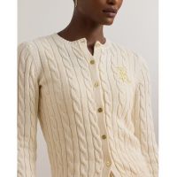 Γυναικεία Ralhan Πλεκτή Ζακέτα Εκρού Ralph Lauren 200932225001-101
