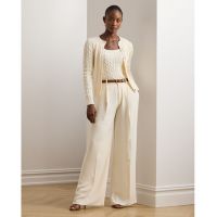 Γυναικεία Ralhan Πλεκτή Ζακέτα Εκρού Ralph Lauren 200932225001-101