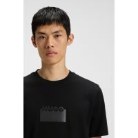 Ανδρικό Delastio T-Shirt Μαύρο Hugo 50546867-001