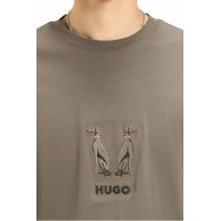 Ανδρικό Dugolini T-Shirt Καφέ Hugo 50549154-032