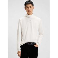 Ανδρικό Daporollo Μακρυμάνικο T-Shirt Λευκό Hugo 50547372-102