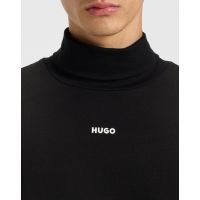 Ανδρικό Daporollo Μακρυμάνικο T-Shirt Μαύρο Hugo 50547372-001