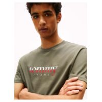 Ανδρικό T-shirt Χακί Tommy Jeans DM0DM21978-MRH