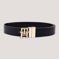 Γυναικεία Δερμάτινη Ζώνη Μαύρη Tommy Hilfiger AW0AW18019-0GJ