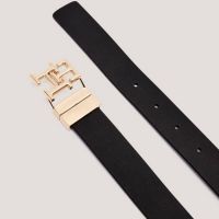 Γυναικεία Δερμάτινη Ζώνη Μαύρη Tommy Hilfiger AW0AW18019-0GJ