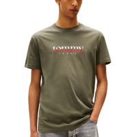 Ανδρικό T-shirt Χακί Tommy Jeans DM0DM21978-MRH
