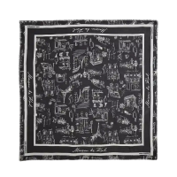 Γυναικείο K/Sketch Φουλάρι Μαύρο Karl Lagerfeld A4W33116-999 BLACK