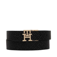 Γυναικεία Δερμάτινη Ζώνη Μαύρη Tommy Hilfiger AW0AW18019-0GJ