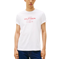 Ανδρικό T-shirt Λευκό Tommy Hilfiger MW0MW40002-YBR