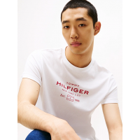 Ανδρικό T-shirt Λευκό Tommy Hilfiger MW0MW40002-YBR