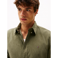 Ανδρικό Κοτλέ Πουκάμισο Χακί Tommy Hilfiger MW0MW40486-PLI