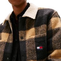 Ανδρικό Teddy Overshirt Μαύρο Tommy Jeans DM0DM22010-BDS